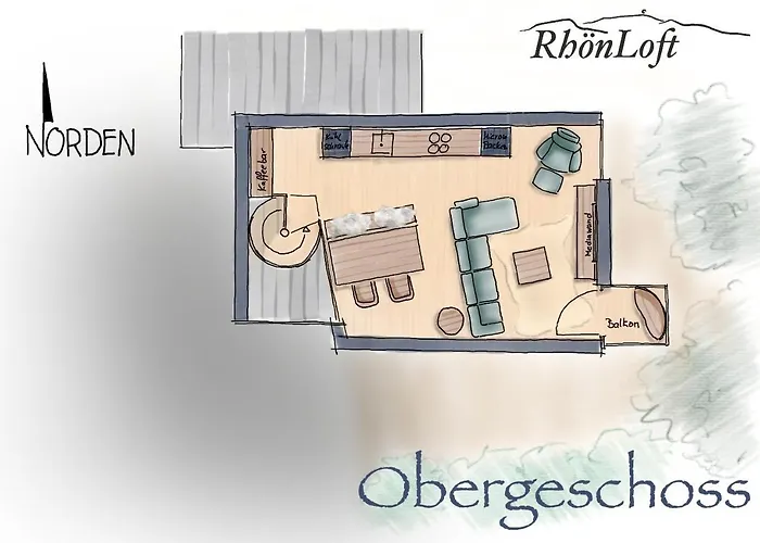 Appartement Rhoenloft - Ferienapartment *